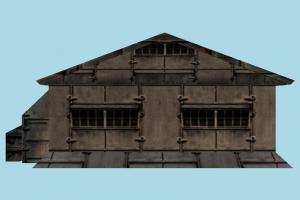 Barrack House house, home, building, factory, build, apartment, flat, residence, domicile, structure